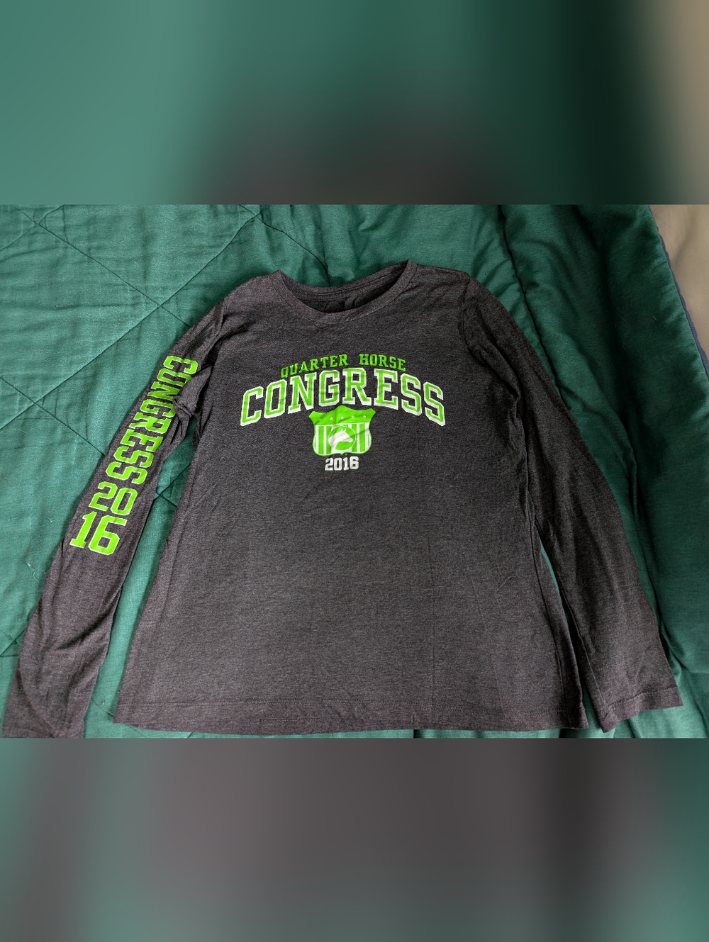2016 Custom Made Long Sleeve Graphic Quarter Horse Congress